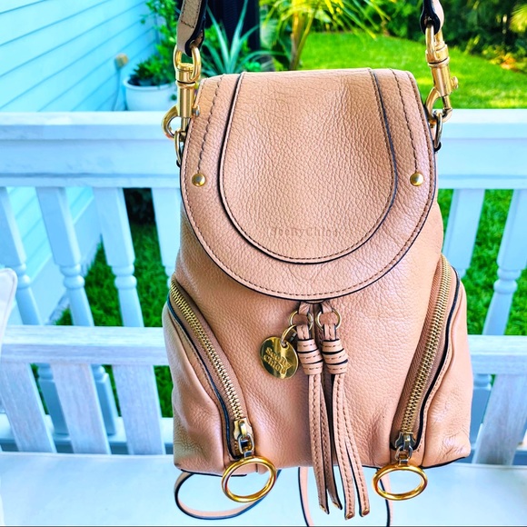 See By Chloe Nude Olga Backpack EUC - Picture 3 of 16
